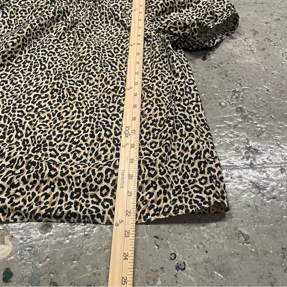 J. Crew Animal Print Puff Sleeve Blouse - Picture 4 of 4